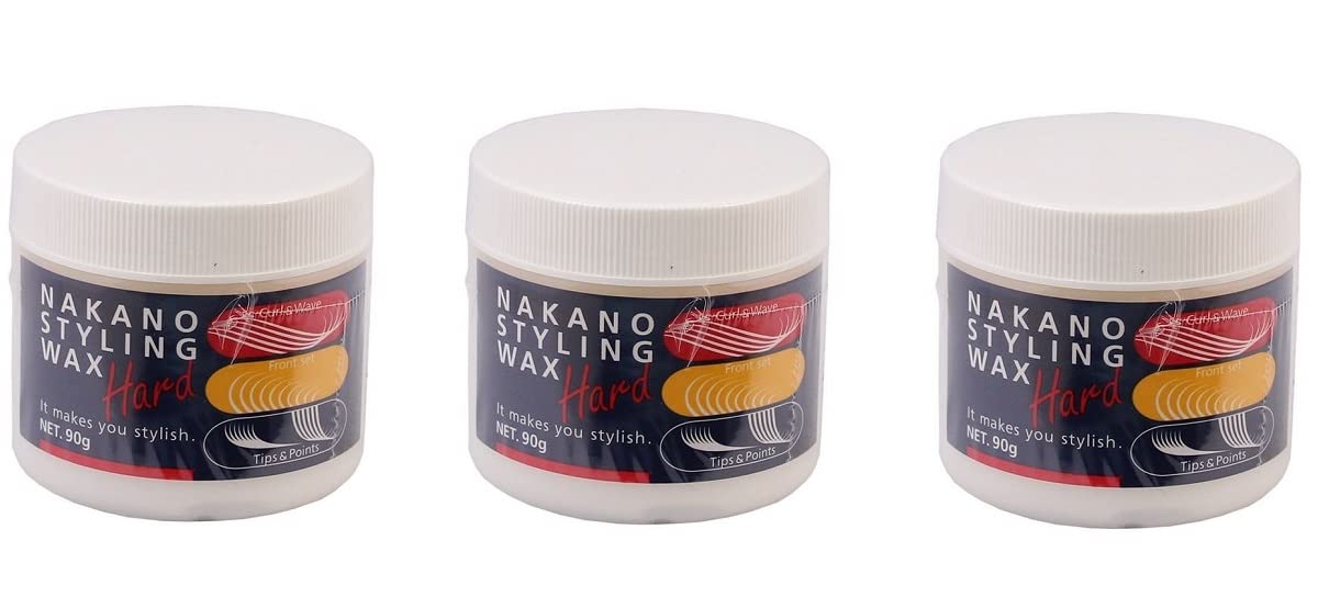 Amazon | 【x3個セット】 ナカノ スタイリング ワックス ハード 90g